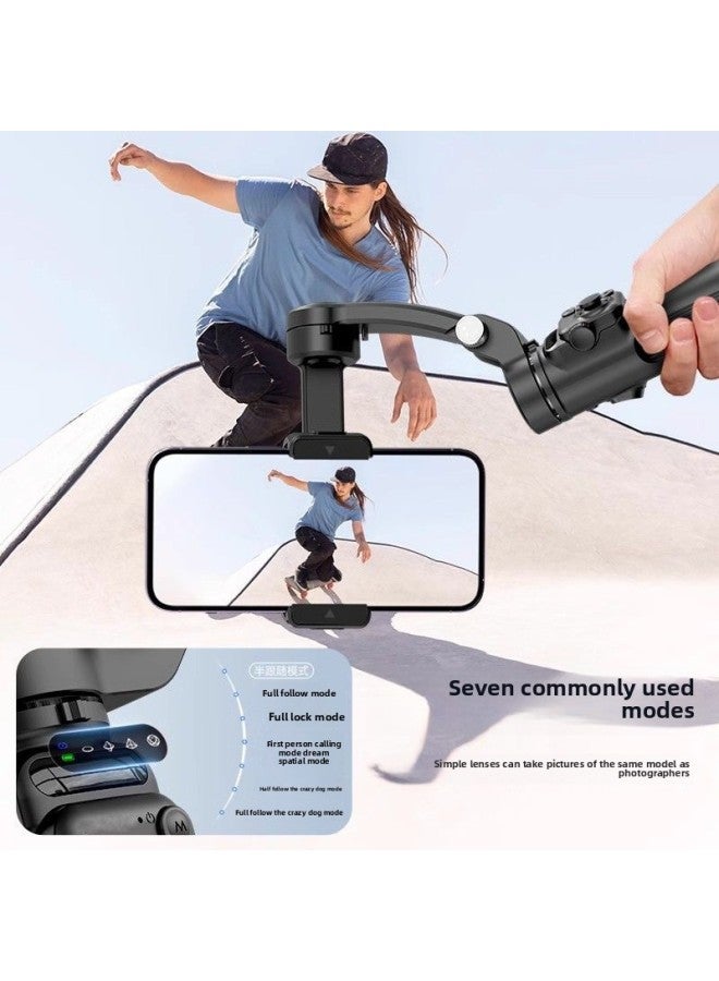 M02 Mobile Phone Gimbal Orthogonal Three-axis Stabilizer Intelligent Face Tracking Anti-shake Photography Live Tripod-Color:[top Version] Orthopedic Three-axis Gimbal Stabilizer + Magnetic Fill Light + Ai Tracking Module - Image 5