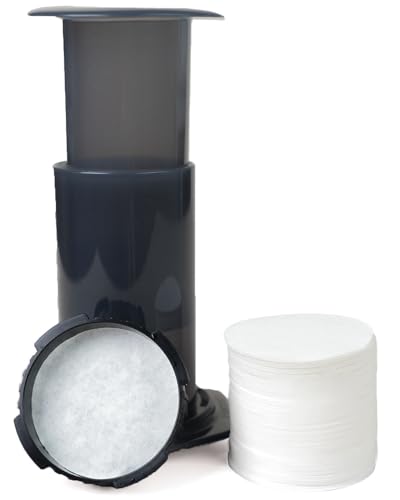 Bake Choice 500-Count Replacement Paper Filters - Round Disposable Coffee Filters Paper Compatible with Aeropress Coffee Makers for Brewing Tea and Coffee - Image 1