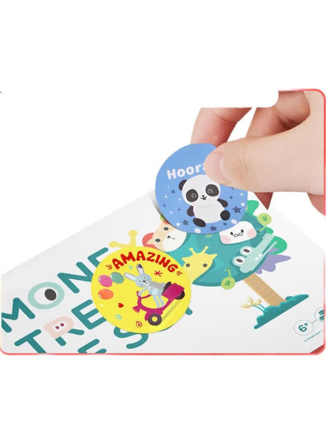 Befon Stickers For Kids, Reward Stickers For Elementary School Students And Kindergarteners, Cartoon Stickers For Toddlers, Baby Praise Stickers, Round Car Design Stickers, 3 Rolls, 1500 Stickers, Mod - Image 2