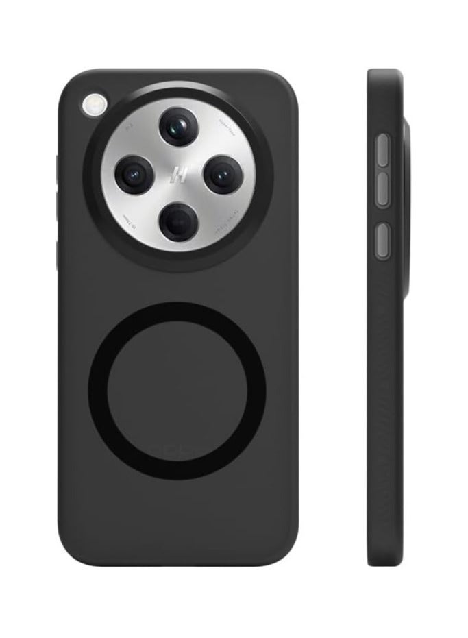 VKL Frosted Case Compatible with OPPO Find X8 Pro, Built In Magnetic Suction, Four Corner Built-in Airbags, Shock and Drop Resistant Cover for OPPO Find X8 Pro (Black) - Image 2