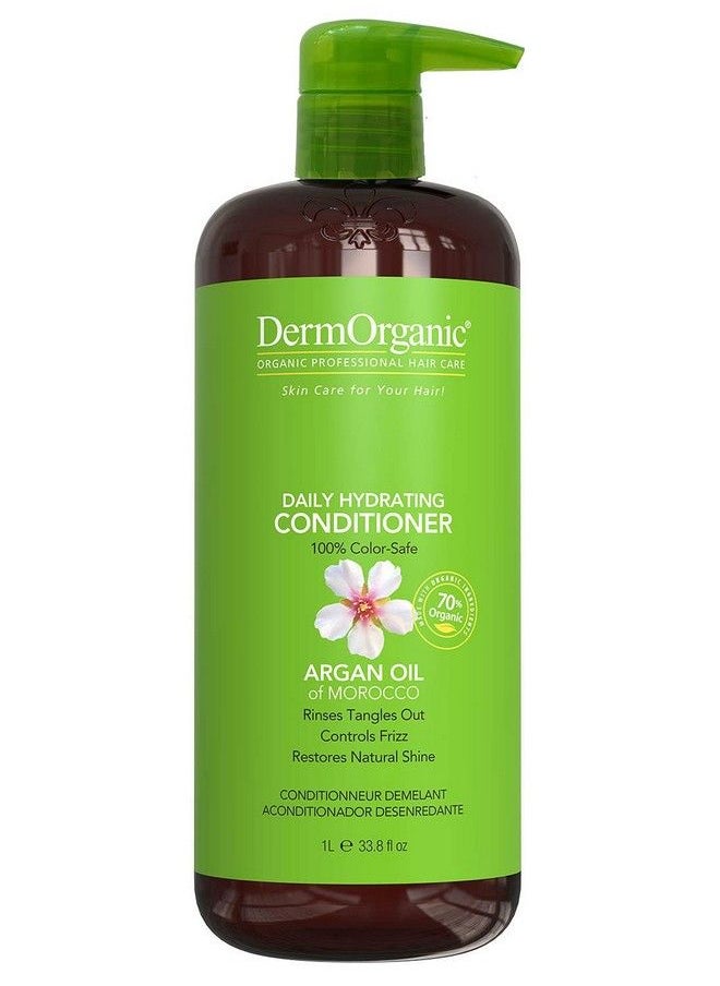DermOrganic - Daily Hydrating Conditioner With Argan Oil 33.8 Fl.Oz. (Packaging May Vary) - Image 1
