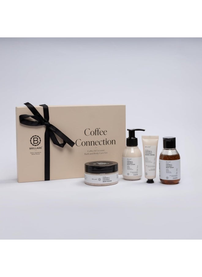 BRILLARE Coffee Connection Gift Box | Face Wash, Body Wash, Face Scrub, Body Scrub | Perfect Gift For Special Occasions (Pack of 4)  - Image 4