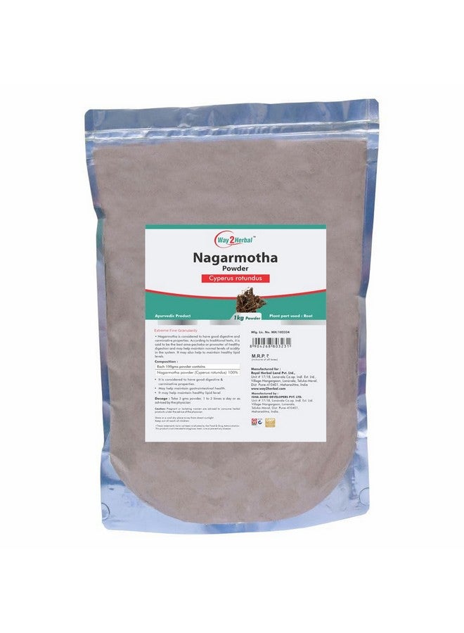 Way2Herbal Nagarmotha Powder/Cyperus Rotundus (1 Kg Pack Of 1) - Image 1
