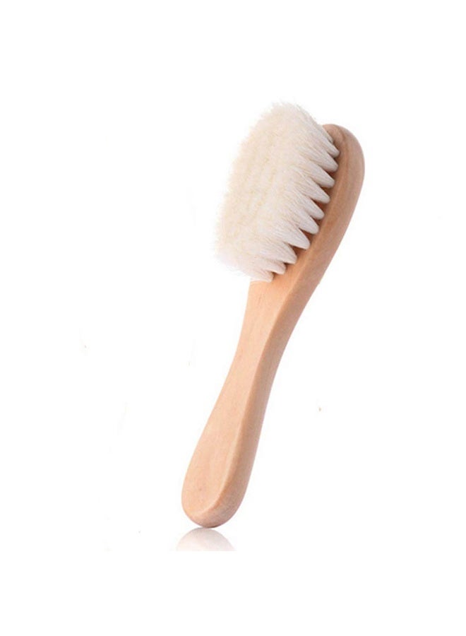 Baby Hair Bush and Comb Set -Nature Lotus Wood with Soft Goat Bristle and Pear Wood Comb for Newborns & Toddlers - Image 5