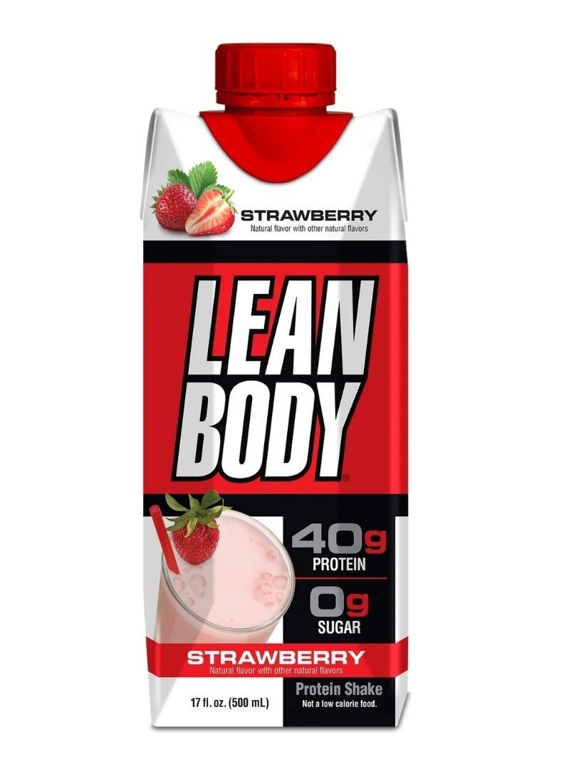 LABRADA Lean Body Strawberry Protein Shake 500 ML - Image 2