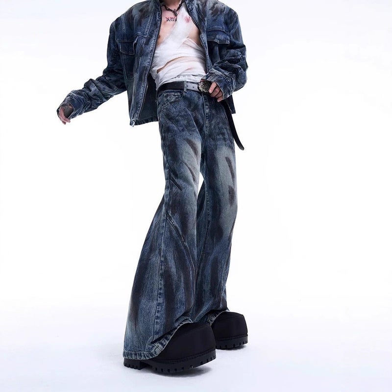 Unisex Classic Denim Jeans Loose Fit Daily Outdoor Wear - Image 5