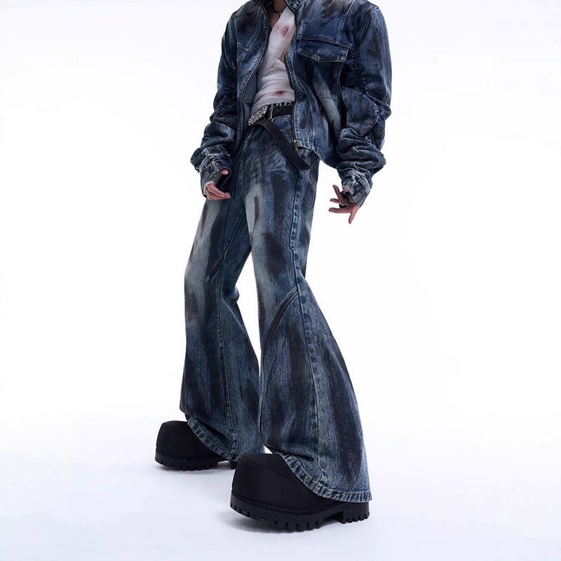 Unisex Classic Denim Jeans Loose Fit Daily Outdoor Wear - Image 4