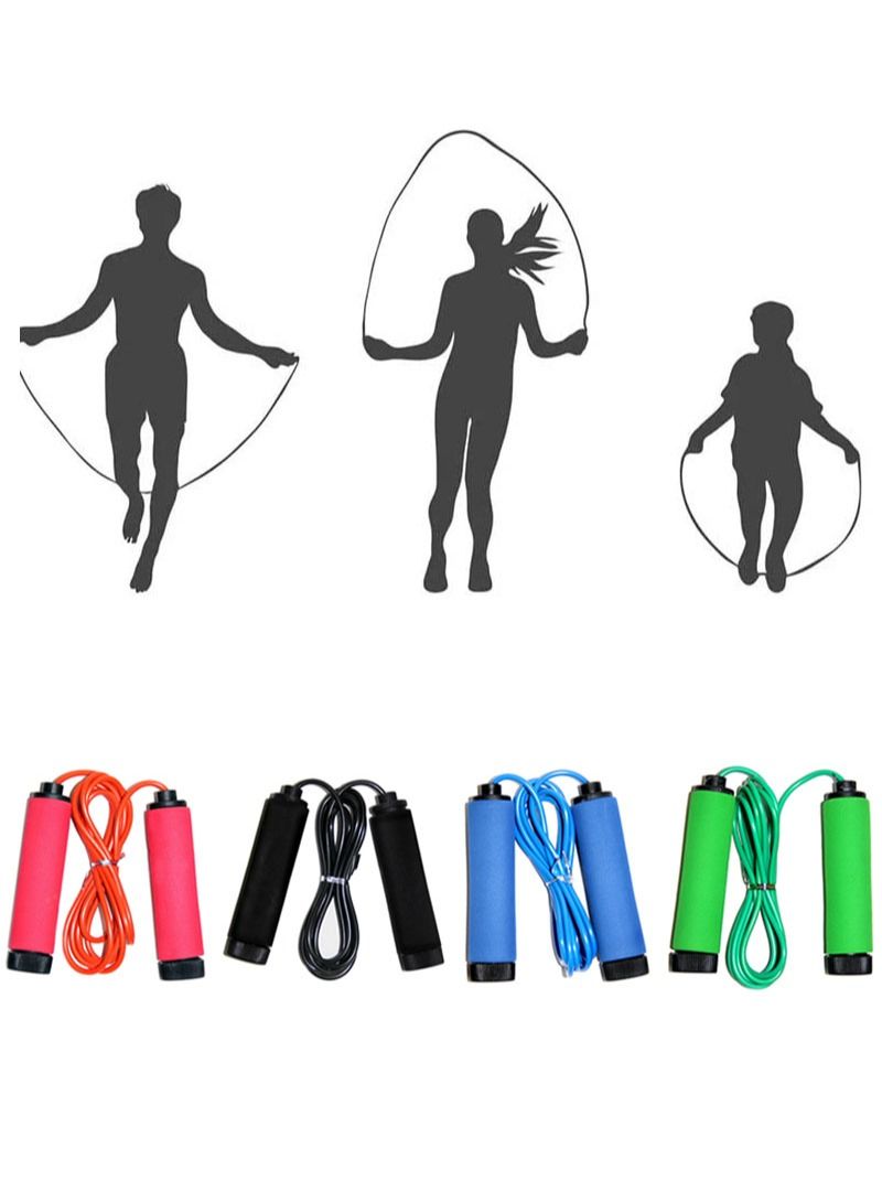 إيه جي دي حبل قفز قابل للتعديل مع مقبض مريح أزرق/أسود - Image 4