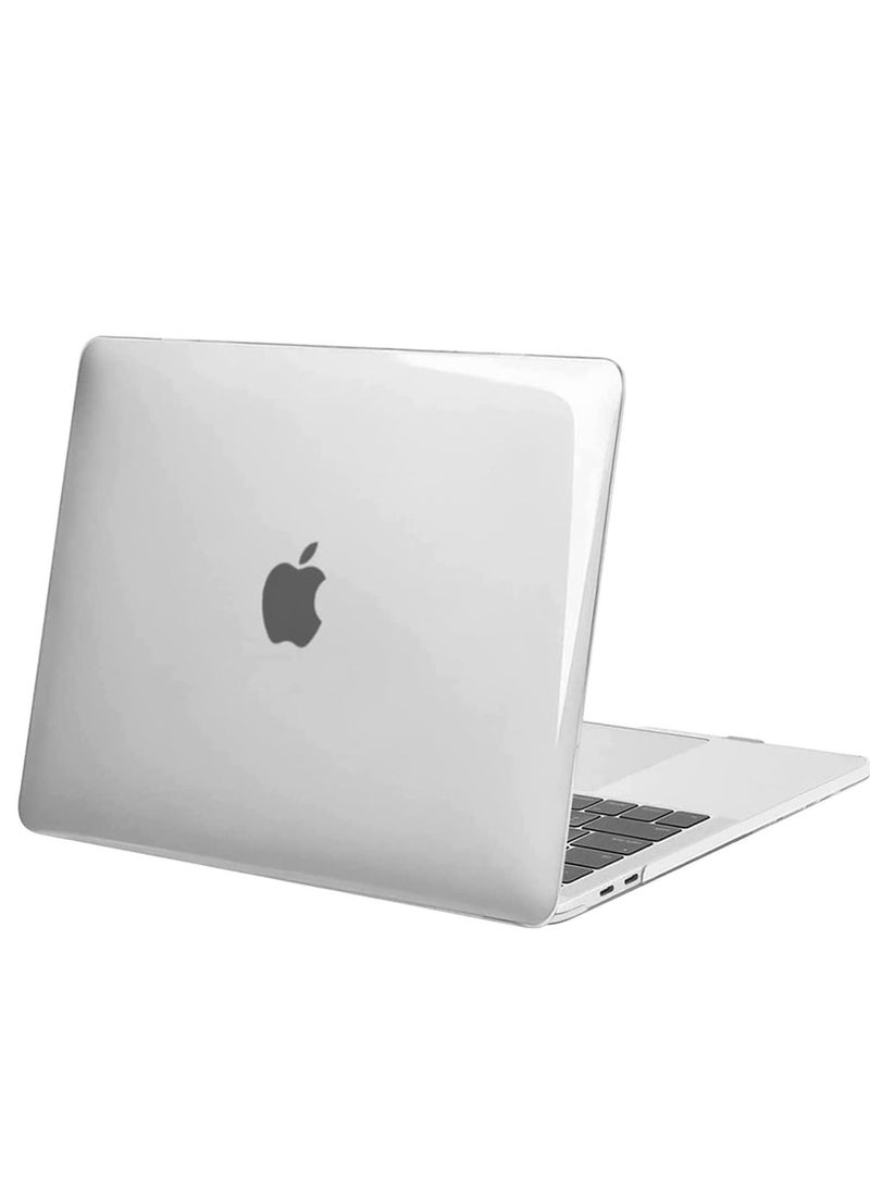 جراب MacBook Air 13.6 بوصة 2022 2023 Release A2681 M2 رقاقة مع شاشة Retina سائلة وغطاء بلاستيكي صلب ومعرف اللمس وغطاء لوحة مفاتيح شفاف كريستالي - Image 2