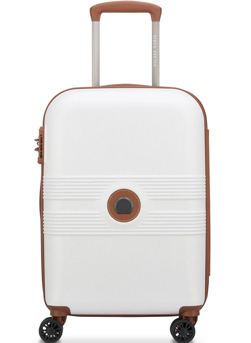 ديلسي _باريس flanerie se 55 cm 4 double wheeled expandable hardside cabin luggage trolley case - champagne