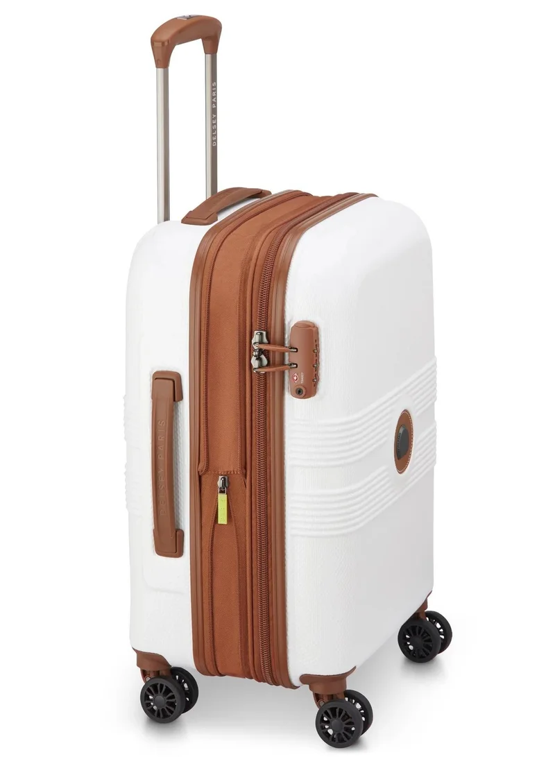 ديلسي _باريس flanerie se 55 cm 4 double wheeled expandable hardside cabin luggage trolley case - champagne