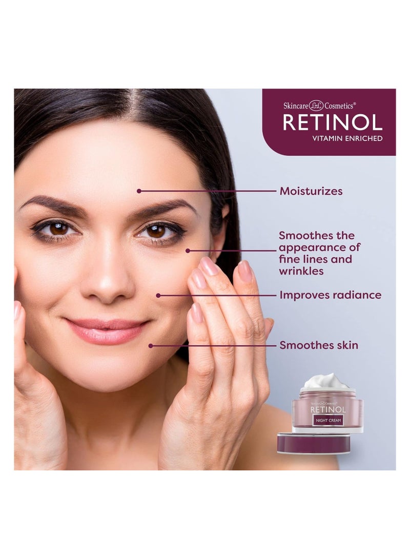 Retinol Restorative Moisturizer Anti-Aging Night Cream 50g - Image 4
