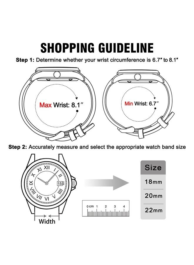 Ritche سوار ساعة سريع الفك من الجلد باللون البني لساعة Omega x Swatch Moonswatch للرجال والنساء مقاس 20 مم سوار ساعة بديل متوافق مع ساعة Samsung Galaxy Watch 4/5 - Image 3