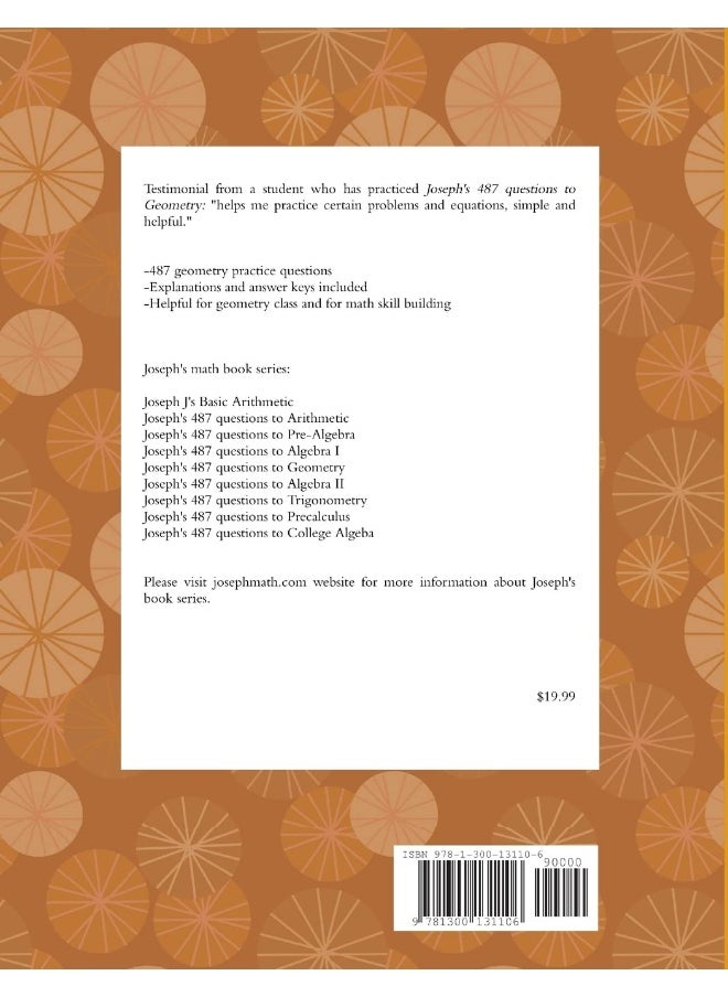 Joseph's 487 questions to Geometry  - Image 2
