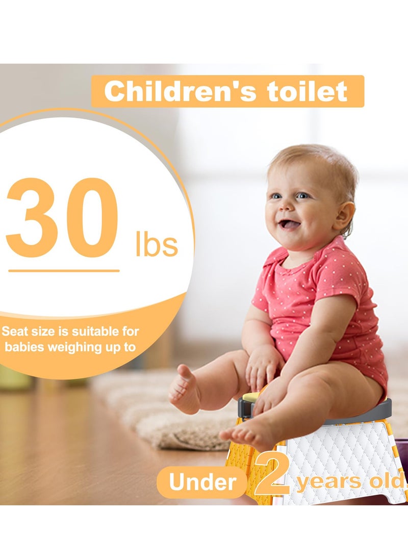 Generic - Foldable Potty, Portable Potty Seat For Toddler in Travel, Kids Training Toilet Seat, Easy to Use, Apply to Seat Emergency Toilet for Car, Camping, Outdoor, Indoor - Image 1