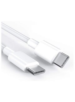 BJollys USB C Cable 60W, USB-C to USB-C Cable USB C Charger Cable for iPhone 15, Mac Book Pro 2020, iPad Pro 2020, Switch, Samsung Galaxy S20 Plus S9 S8 Plus, Pixel, Laptops and lot more  - Image 1