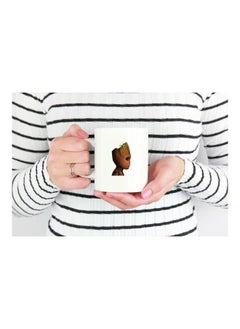 LIT Groot Printed White Ceramic Coffee Mug  - Image 2