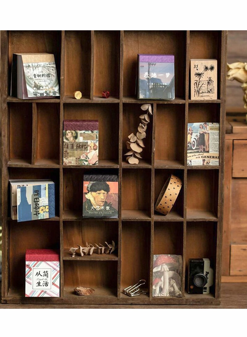 SYOSI 400Pcs Junk Journal Vintage DIY Material Paper Journaling Supplies Scrapbooking Paper Retro Decorative Antique Art Craft Diary Journal Embellishment Supplies - Image 4