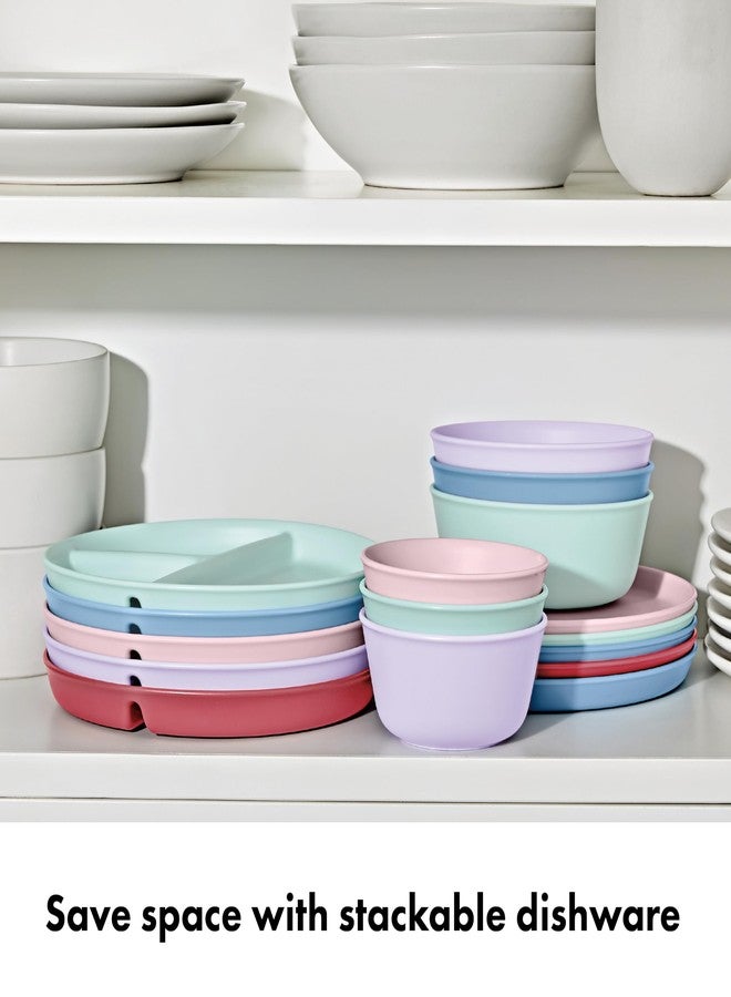 OXO Tot Stackable Plate Set 3pk - Dark - Image 5