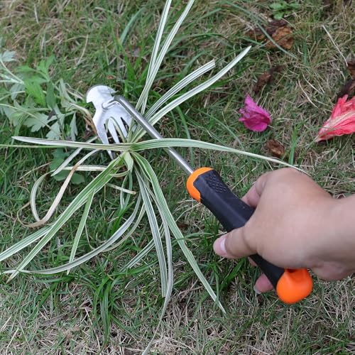 Carrie Rowe Weed Puller Tool, 2023 New Durable Garden Weed Pulling Tool, Portable Garden Weeder Tool for Vegetable Gardening Backyard Farm Planting & Weeding (Rubber Handle) - Image 4