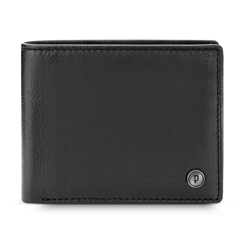 بوليس Zenx Black Leather Wallet for Men