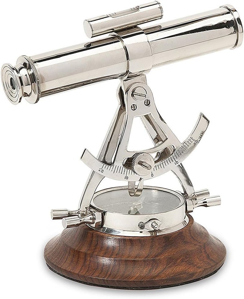 6" Alidade Telescope Compass Home Decor Rustic Vintage Home Decor Gifts