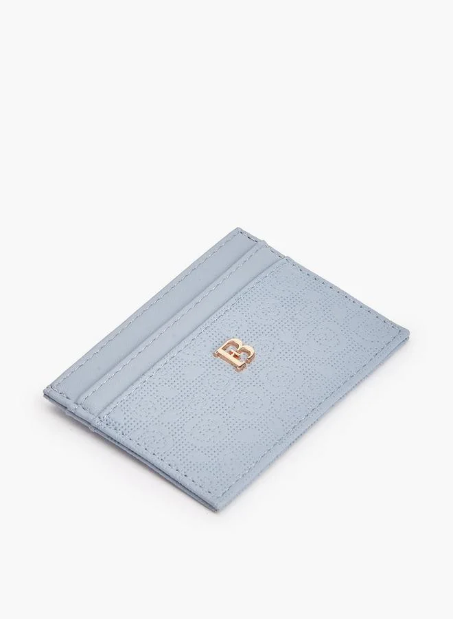 Flora Bella By Shoexpress BLUE Flora Bella Floral Textured Card Holder for Women | Best Price UAE