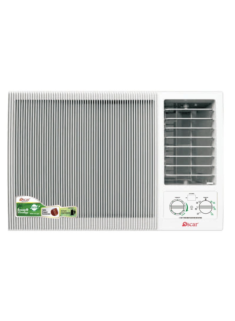 OSCAR 1.5 Ton Window Air Conditioner 17,570 BTU | High Cooling Performance, Rotary Compressor (GMCC), R410A Refrigerant, Energy Efficient, Durable Window AC for Home & Office – OWC1800C