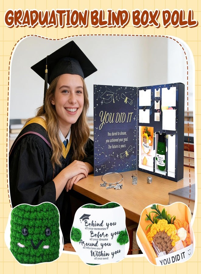 Nsoyos Graduation Gift for Her 2026(Contains 10 Unique Gifts) High School,College and Master’s Graduation Gift Baskets,Includes Hand-Woven Cucumbers,Bouquets,Bracelets,Necklaces,Brooches,Etc. - Image 2