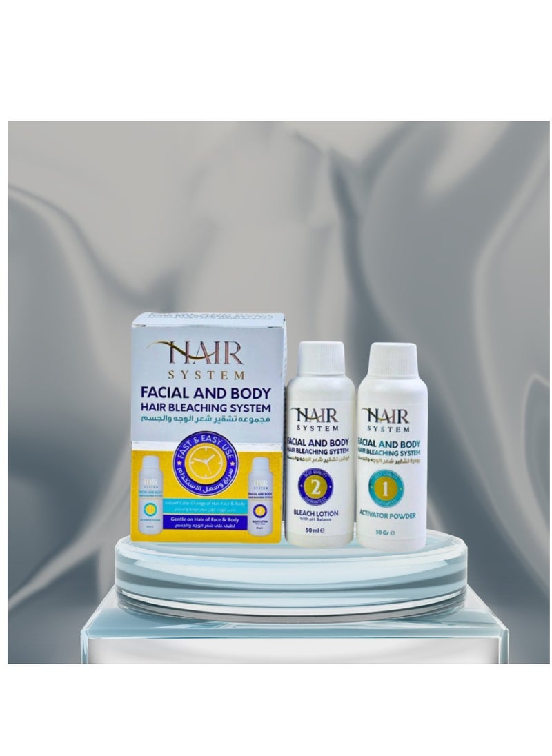 HAIR SYSTEM Quick And Easy To Use Facial And body Hair Bleaching Kit  - Image 5