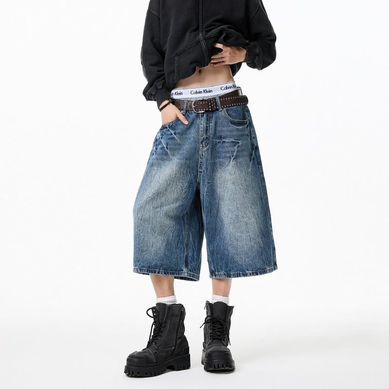 Vintage Classic European-American Design Daily Commute Jeans  Size_L - Image 1