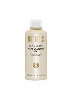 Hot Tools HOT TOOLS Heat Protectant HiShine Spray  Instantly Makes Hair Shinier Minimizes Frizz  Gives Hair a Lacquered Finish  Protects Hair from Heat Damage without Use of Silicones 
