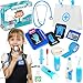 IVENRXIU Kids Doctors Play Set 15 Pcs Doctor Kit for Toddlers 35 Doctor Set with Real Stethoscope Pretend Play Toys for Kids Boys and Girls Halloween Christmas Birthday Gifts - Image 3