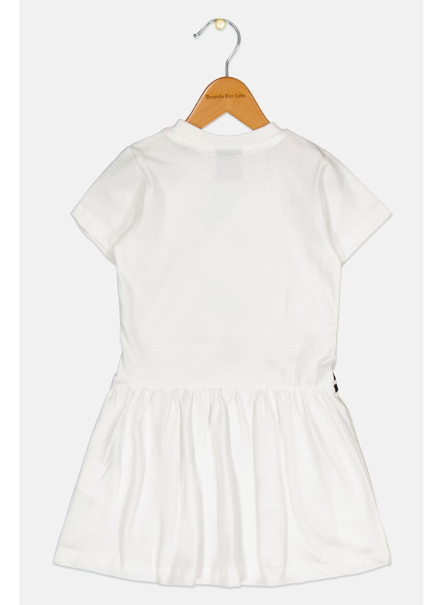 Disney Toddlers Girl Mickey And Friend Short Sleeves Dress, White  - Image 2