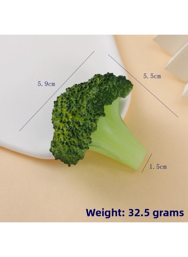 Generic - Various Kinds Of Artificial Vegetables, Broccoli, Mushrooms, Corn Cobs, Lettuce, Cucumber Slices, Green Beans, Lotus Root Slices, Onion Slices, Kelp Knots-Color:Roasted Potato Cubes-Specifications:Figure - Image 1