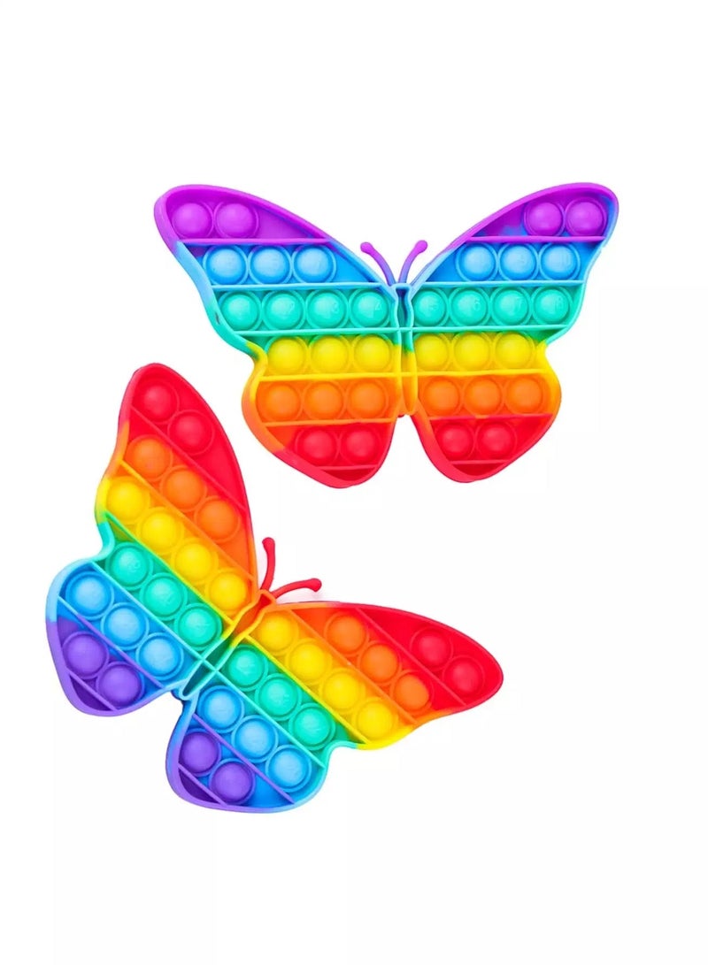 Generic 1pc Butterfly Shaped Push Bubble Toy  - Image 1