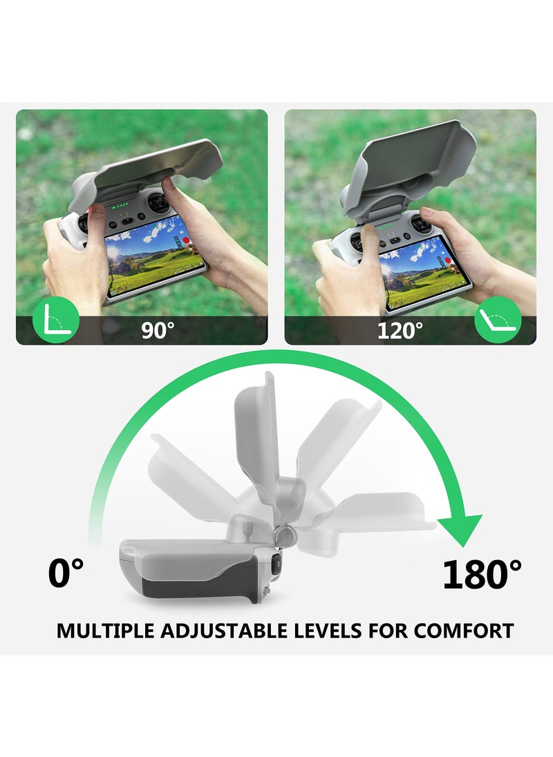 Excefore - Screen Remote Control 2 in 1 Sun Hood, RC Joysticks Protector Sunshade for DJI Mini 3 Pro/Mini 3/Air 2S/for Mavic 3 Classic/for Mavic 3 Pro - Image 1
