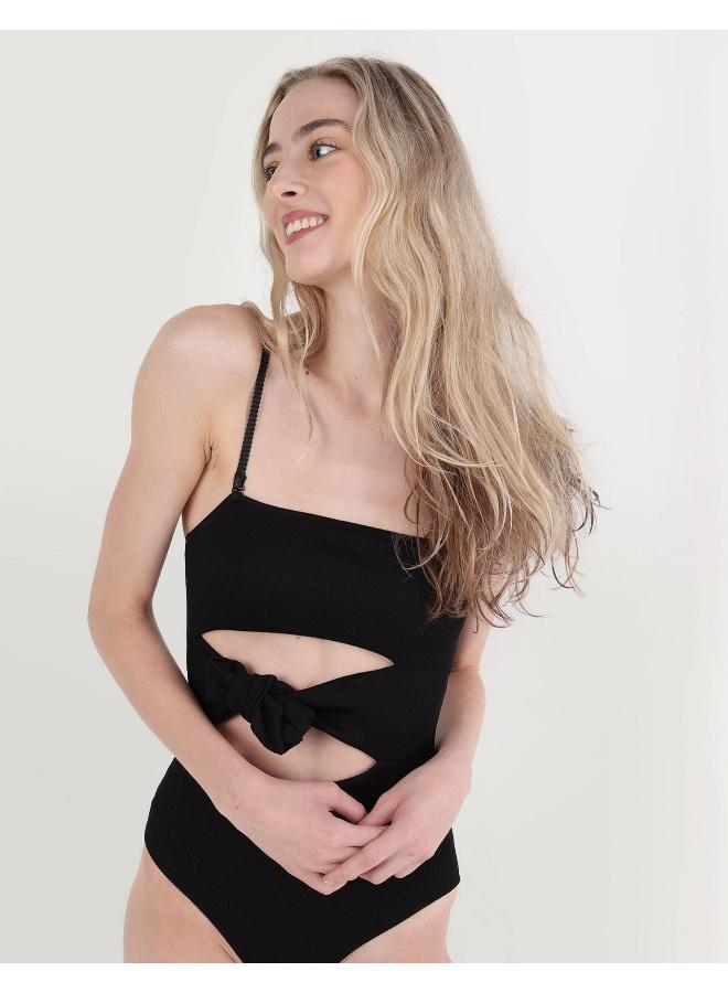 Aerie Aerie Ribbed Wrap Tie One Piece - Image 1
