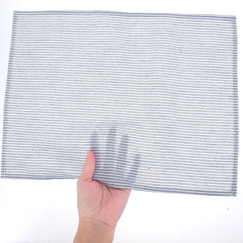 Washable Cotton Placemats and Cloth Napkins with Striped Design, Machine Washable and Absorbent Table Decoration and Family Gatherings, for Dining Tables and Restaurants - Image 4