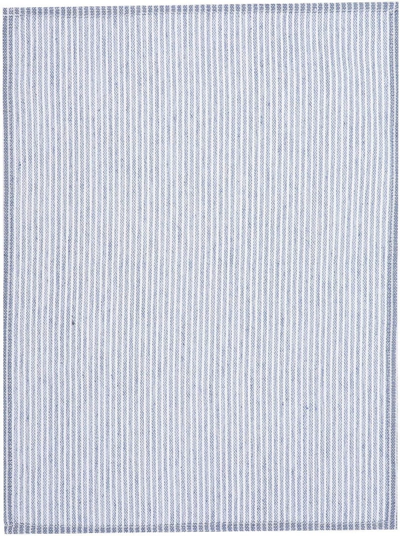 Washable Cotton Placemats and Cloth Napkins with Striped Design, Machine Washable and Absorbent Table Decoration and Family Gatherings, for Dining Tables and Restaurants - Image 1