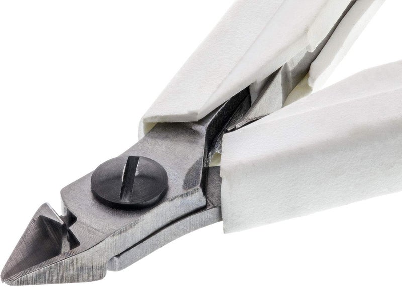 Lindstrom 7190 Supreme White Handle Micro Bevel Cutter - 1pc - Image 3