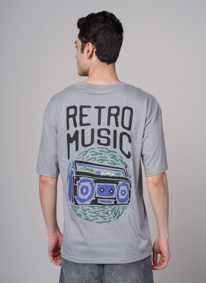 OUTLAWS Men's Graphic Printed Oversized T-Shirt with Drop-Shoulder Sleeves | Color Lock Technology | No Shrinkage | Soft, Breathable & Comfortable Casual Streetwear - Image 5