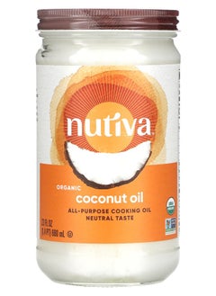 Nutiva Organic Coconut Oil 23 fl oz (680 ml) 