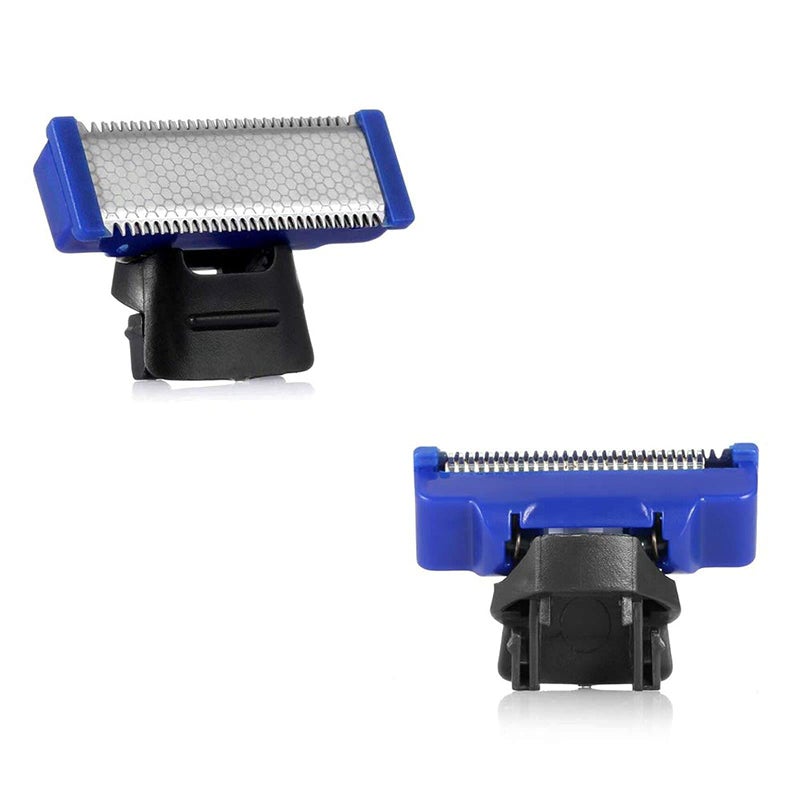 LinMei Razor Replacement Head Compatible for Gen 1 Micro Touches Solo Trimmer Replacement Cutter Head Solo Hybrid Shaver Replacement Blades Include 2 Cleaning Brush - Image 2