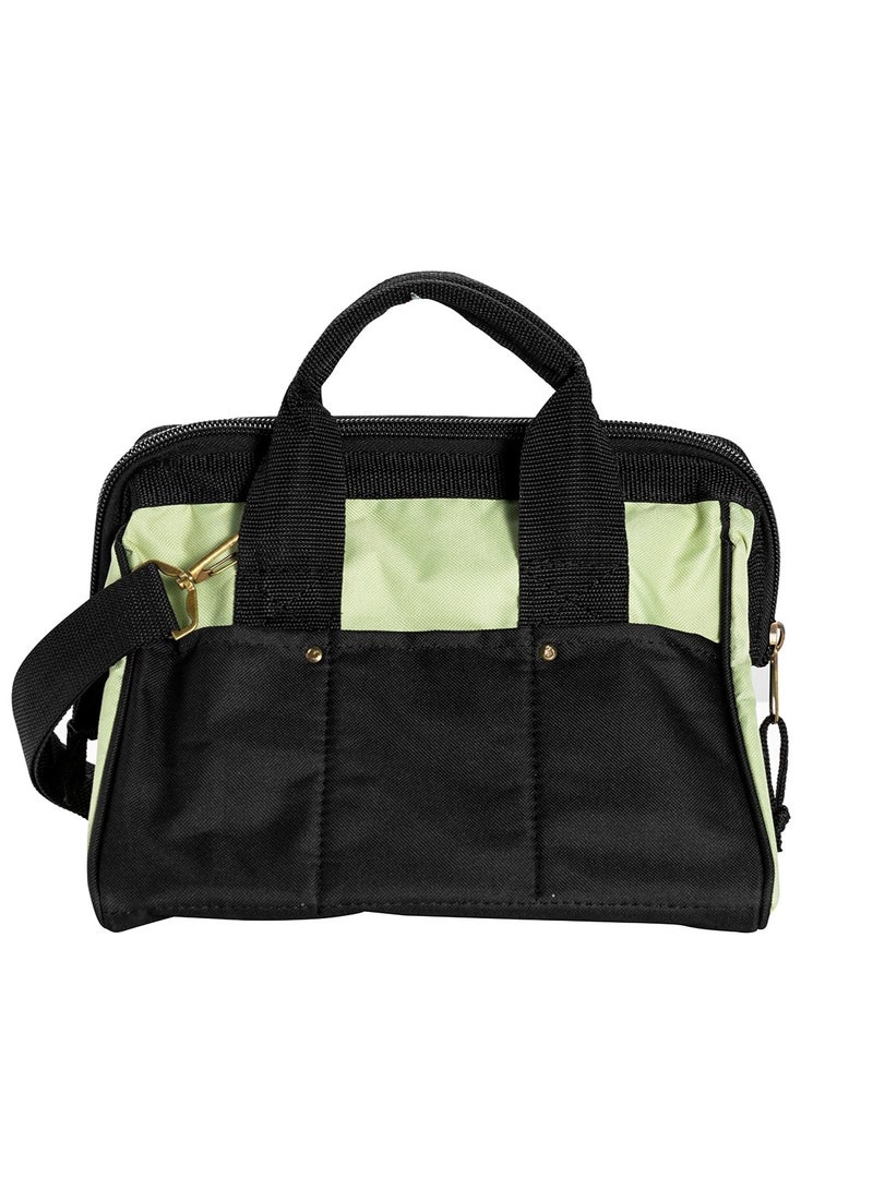 jetechtool Jetech 14-Inch Heavy-Duty Tool Bag, Waterproof Top Wide Mouth Tools Storage Bag with Adjustable Shoulder Strap MultiPurpose Organizer Bag for Construction Gardening Man - BA-L1 - Image 2