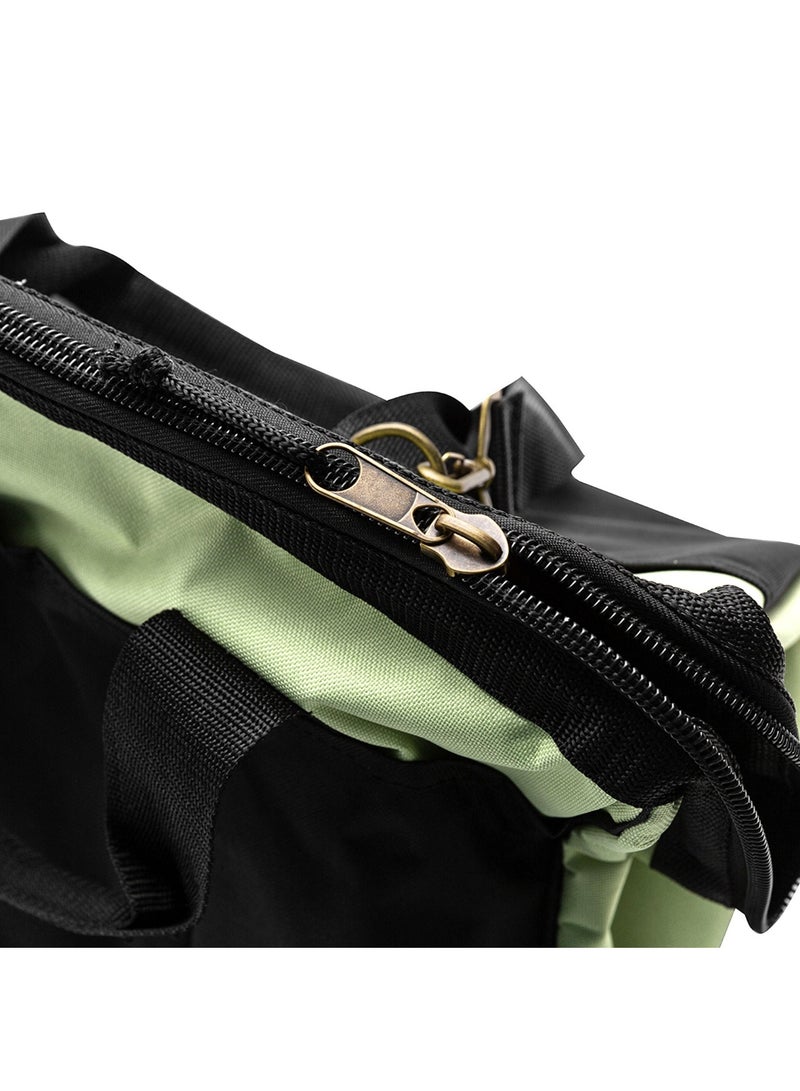 jetechtool Jetech 14-Inch Heavy-Duty Tool Bag, Waterproof Top Wide Mouth Tools Storage Bag with Adjustable Shoulder Strap MultiPurpose Organizer Bag for Construction Gardening Man - BA-L1 - Image 4