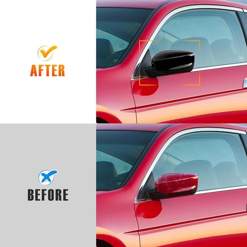 AMSPRAC Driver Left Side Mirror Cap fit for 2008-2013 Honda Accord,Door Side Exterior Rearview Back Sight Mirror Cover Shell Replacement,Clip-on Slot Type.Left Side,1PCS Labor saving optimized design - Image 5