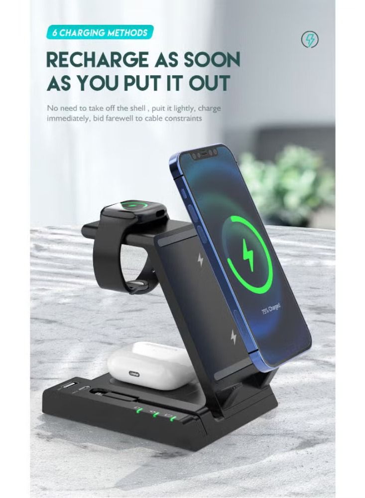 Dream Zone Magnetic Wireless Charging Stand For Apple iPhone sumsung Huawei Xiaomi - Image 1