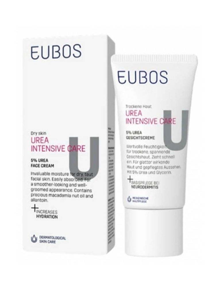 Eubos face cream for dry and tight skin, containing 5% urea with macadamia oil, 50 ml. - Image 3