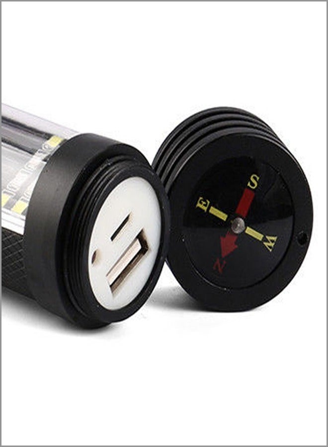 Multifunction Flashlight Led Suitable For Camping, Indoor, Outdoor and Emergency Use, Solar Powered - Image 3